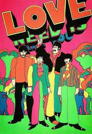 American Hippie Music Beatles All You Need Is Love Beatles Poster Beatles Art Psychedelic Art