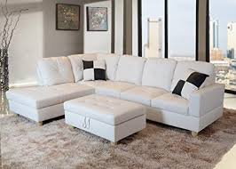 We did not find results for: Amazon Com Beverly Fine Furniture Left Facing Russes Sectional Sofa Set With Ottoman White Furniture Decor