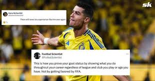 This is how you prove your GOAT status… not by getting favoured by FIFA” - Fans react as Cristiano Ronaldo achieves 'insane' new milestone