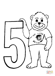 Fun math coloring worksheets for kindergarten. Number 5 Coloring Page Free Printable Coloring Pages Printable Coloring Pages Coloring Pages Free Printable Coloring Pages