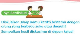 Maybe you would like to learn more about one of these? Diskusikan Sikap Kamu Ketika Bertemu Dengan Orang Yang Berbeda Suku Atau Daerah