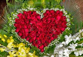 12,193 free images of bouquet of flowers. Bunch Of Flowers Bouquet Of Floral Frame Bouquet From Red Roses In The Form Of A Heart For Happy Valentine S Day Card Stock Photo Picture And Royalty Free Image Image 95117027