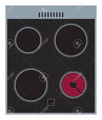 Encimera eléctrica vitroceramica tb 6415 teka. Superficie De Cocina Vitroceramica Electrica Con La Quema De Vitroceramica Ilustracion Vectorial Ilustraciones Vectoriales Clip Art Vectorizado Libre De Derechos Image 64901331