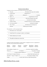 Verbos Reflexivos Verbos Reflexivos Ejercicios De Espanol Recursos De Ensenanza De Espanol