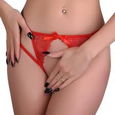 Lingerie Femme - Dessous Sexy - Culotte ouverte Strappy Naomi rouge Taille  SM | eBay