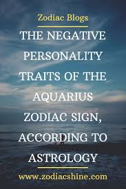Yes, the cancer sign can be quite pessimistic and manipulative, and that's why understanding their traits is essential. The Negative Personality Traits Of The Aquarius Zodiac Sign According To Astrology Zodiac Shine