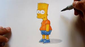 Wie Zeichnet Man Bart Die Simpsons Zeichen Tutorial Youtube