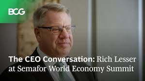 The CEO Conversation: Rich Lesser, BCG's Global Chair at Semafor World  Economy Summit.