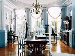 I've since learned that a red paint color is a particularly bad backdrop for cherry, mahogany, or oak furniture. 30 Rooms That Showcase Blue And White Decor Architectural Digest