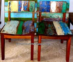 Reclaimed Boat Wood Furniture Chairs Bali Indonesia Distressed Furniture All Wood Furniture Boat Furniture
