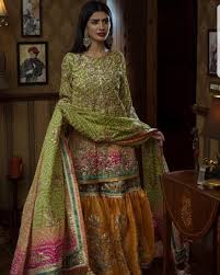 Gharara Pakistani Bridal Dresses Fashion Attire Pakistani Bridal Wear