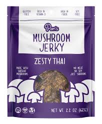 Pan S Mushroom Jerky Vegan Plant Based Shiitake Mushroom Jerky Stuffed Mushrooms Organic Coconut Sugar Shiitake Mushroom