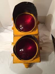 Fortran Double Red Stop Light Traffic Or Train Rail Rare And Tested Stop Light Novelty Lamp Lamp