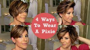 Short hair, especially pixie cuts, are having a major moment right now. How To Style A Pixie 4 Ways Youtube