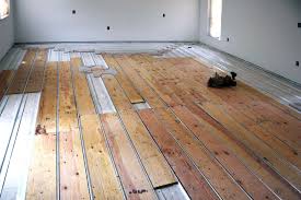 Radiant Floor Heating With Thermofin U Extruded Aluminum Heat Transfer Plates Free Samples From Radia Basement Flooring Waterproof Flooring Basement Flooring