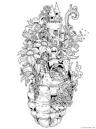 Discover various funny doodles created by our artists, color it or use it as inspiration to imagine your own drawings ! Doodle Coloring Pages Adult Doodle Adults 22 Printable 2020 337 Coloring4free Coloring4free Com