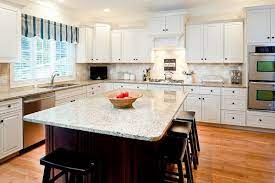 Antique white cabinets brown cabinets white kitchen cabinets painting kitchen cabinets kitchen redo kitchen tiles kitchen colors kitchen flooring new kitchen. New Venetian Gold Granite Grace Style And Stunning Appearance