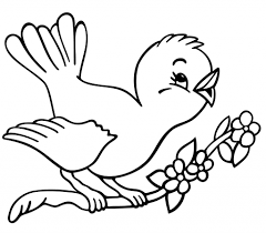 Free online coloring pages, drawing and games for kids. Simple Bird Drawings For Kids Hexopict Wall Ideas