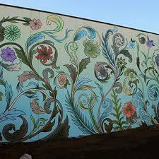 Park Bahce Yasam Alani Duvar Resmi Boyama Ornek Fence Art Graffiti Art Street Art