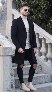 25 Awesome Street Style Outfits Mens Winter Fashion Mens Fashion Dressy Black Outfit Men