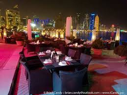 Qatar National Day From The Al Mourjan Picture Of Al Mourjan Restaurant Doha Tripadvisor