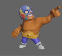 El primo throws a flurry of punches at his enemies. Brawl Stars El Primo 3d Models To Print Yeggi
