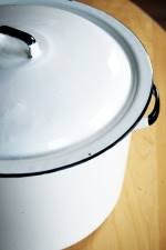 Blue And White Swirl Agateware Enamelware Graniteware Coffee Pot - Ruby Lane