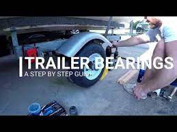 Replace Wheel Bearings On A Sailboat Trailer Youtube Sailboat Trailer Sailboat Wheel