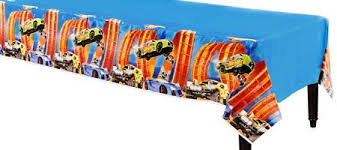 Hot Wheels Table Cover Hot Wheels Party Supplies Hot Wheels Birthday Hot Wheels Favors