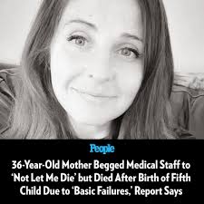 bit.ly/4iY0XFY A mother died shortly after the birth of her fifth child due  to hospital staff failing to “appropriately escalate” signs of a peritoneal  hemorrhage, according to a coroner's report.