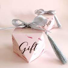 Free Shipping Wholesale 50pcs Lot Baby Shower Birthday Favor Gift Box Anniversary Wedding Return Gifts Candy Boxes For Gu Gifts Birthday Favors Guest Gift Bags
