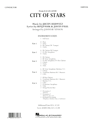 Check spelling or type a new query. Johnnie Vinson City Of Stars From La La Land Conductor Score Full Score Sheet Music Pdf Notes Chords Film Tv Score Concert Band Download Printable Sku 367490