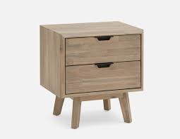 Kabbann Grey Acacia Wood Bedside Table Structube Wood Bedside Table Wooden Nightstand Modern Bedside Table