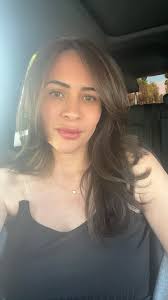 Professional photo edit of lady in pink?