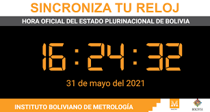 El instituto boliviano de metrología (ibmetro), dependiente del ministerio de desarrollo productivo y economía plural, presentó este lunes la hora oficial del estado plurinacional de bolivia, que fija y unifica el tiempo en el país y rige a partir de la fecha para todas las actividades administrativas, financieras, comerciales, telecomunicaciones y sociales en todo. Sincroniza Tu Reloj A La Hora F16 Bolivia Social Media Facebook