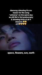 Daesung Unveils 'Universe' MV Teaser