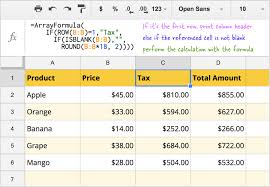 How To Copy A Formula Down An Entire Column In Google Sheets Digital Inspiration In 2021 Google Sheets Column Formula