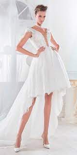 Trend Of The Year 21 High Low Wedding Dresses Wedding Dresses High Low Wedding Dress Silhouette Dream Wedding Dresses