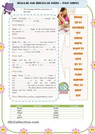 Complete The Story With The Past Simple Or Past Continuous Form Of The Verbs In Brackets Past Simple Exercises On Regular And Irregular Verbs Regular And Irregular Verbs Irregular Verbs Verb Worksheets