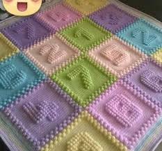 Rakamli Orgu Bebek Battaniye Modeli Crochet Blanket Patterns Crochet Blanket Bobble Crochet