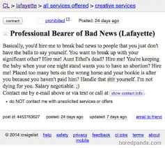 Browse the personals ads on locanto classifieds now or post your classifieds ad for free! 30 Of The Funniest And Strangest Ads Ever Seen On Craigslist Bored Panda