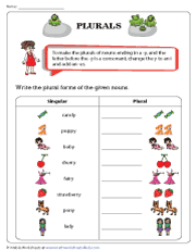 We did not find results for: Singular And Plural Nouns Worksheets