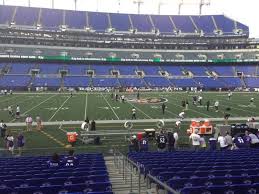 M T Bank Stadium Section 128 Row 12 Seat 1 Baltimore