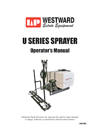 U Series Sprayer Manual Manualzz Com