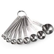 Tsp or tsp may refer to: Measuring Spoons U Taste 18 8 Stainless Steel Measuring Spoons Set Of 9 Piece 1 16