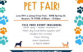 He said they must sign a sterilization agreement and it is our priority to be able to make sure that they are sterilized. a voided spay/neuter voucher from animal care services. Pet Events East Aldine Management District