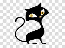 Halloween Black Cat Transparent Background Png Clipart Black Cat Illustration Spider Illustration Cat Illustration