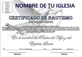 Descargar versión gratuita (en pdf. Mar De Vida Abundante Certificados De Bautismo Para Descargar