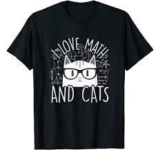 I Love Math And Cats Shirt Funny Cat Lover Gift T Shirt In 2020 Cat Shirts Funny Funny Animal Shirts Cat Tee Shirts