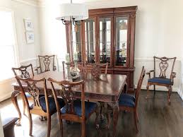This Lovely Solid Cherry Pennsylvania House Dining Set Is Being Offered At This Weekend S Sale May 31st Jun 2nd I In 2020 Fine Furniture Brown Furniture Dining Set
